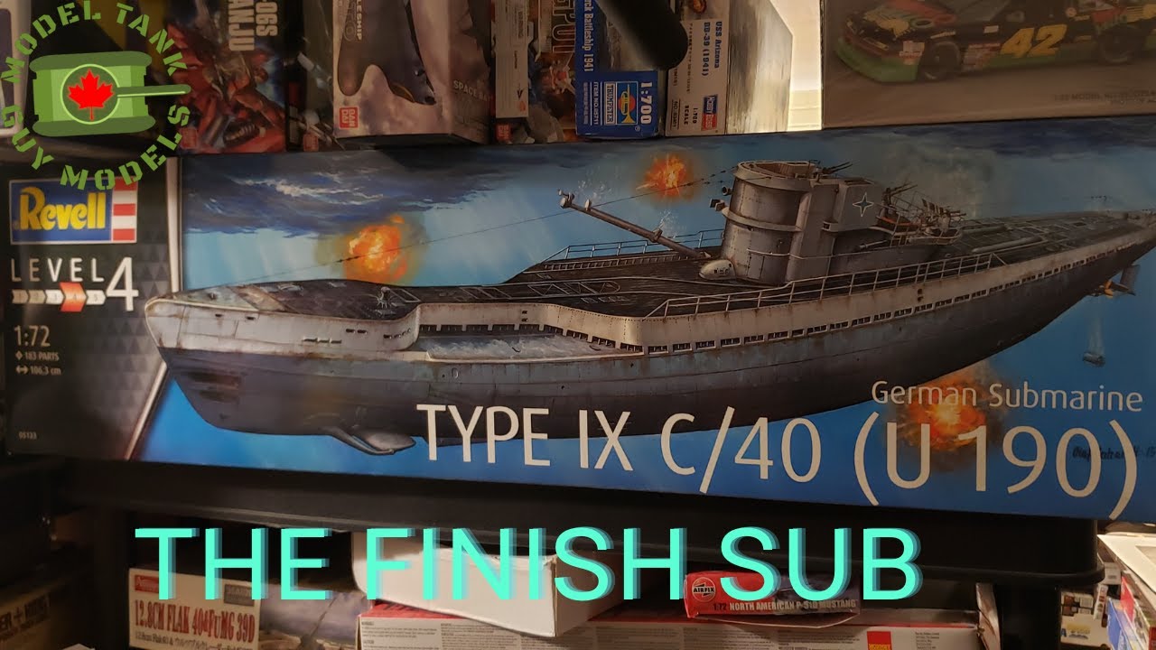 Revell 72 scale  U -BOAT done