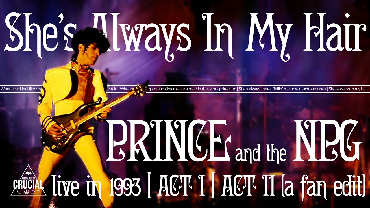 'She's Always In My Hair' live in the USA and Europe, 1993 [a fan edit]