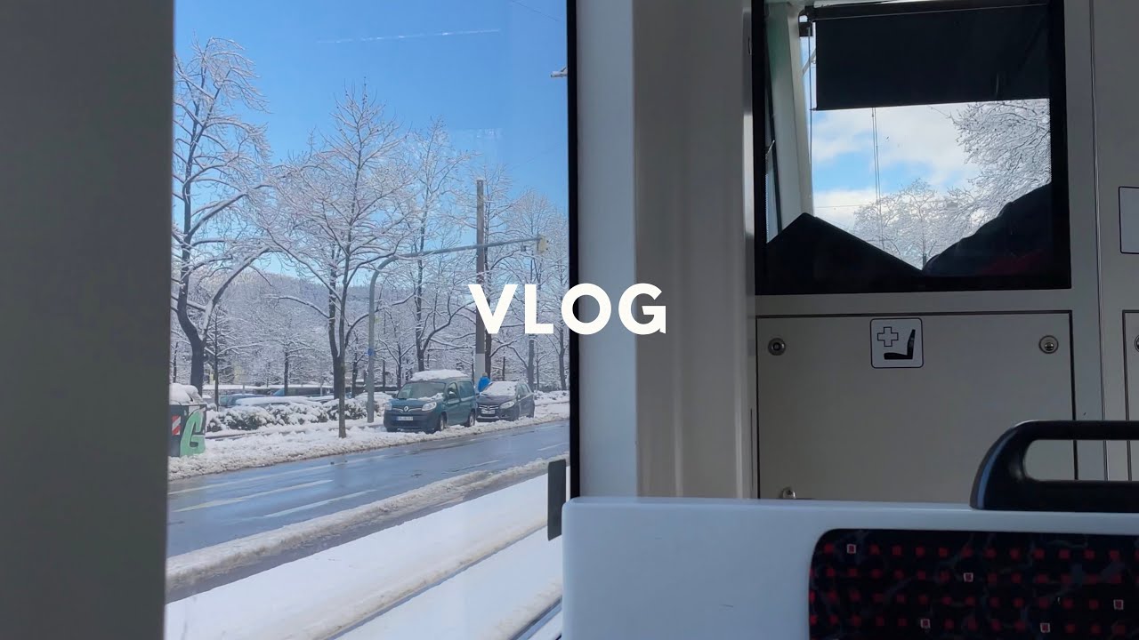 (eng) 독일 유학생 브이로그 🇩🇪 | 아픈 독일 유학생의 일주일 | 눈 덮인 독일의 겨울 ☃️