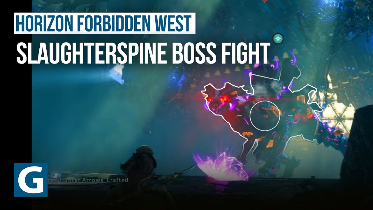 Horizon Forbidden West - GEMINI quest - Slaughterspine boss fight