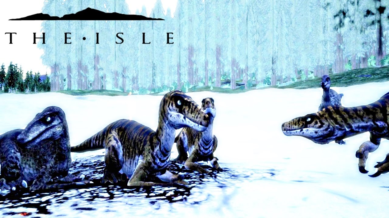 The Isle - BABY UTAH RAPTOR PREVIEW, UTAH RAPTOR MEGA PACK HUNTING ACRO & REDWOOD UPDATE - Gameplay