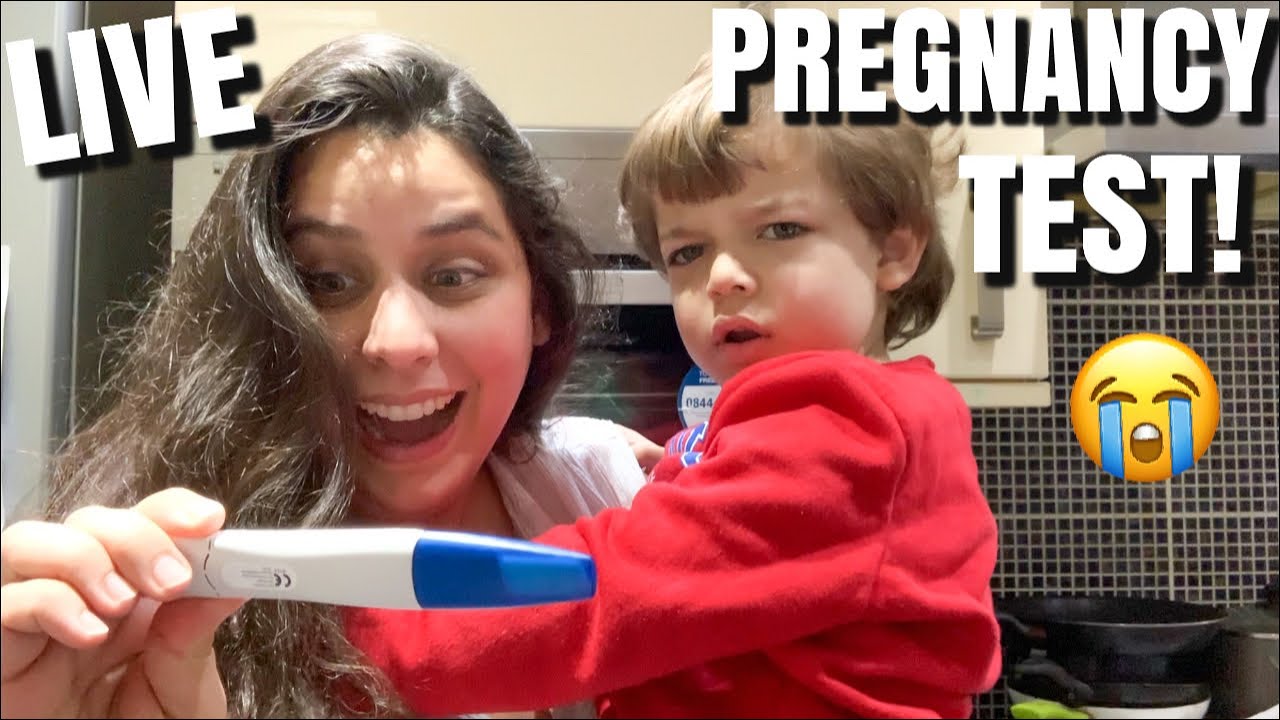 LIVE POSITIVE PREGNANCY TEST 2021 | MY REACTION! | Pregnancy Announcement Baby #2