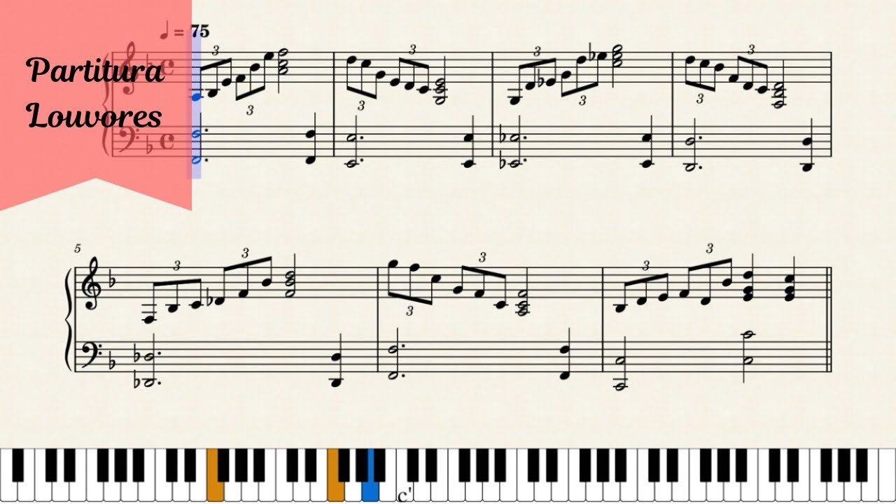 Voltará - Partitura Piano