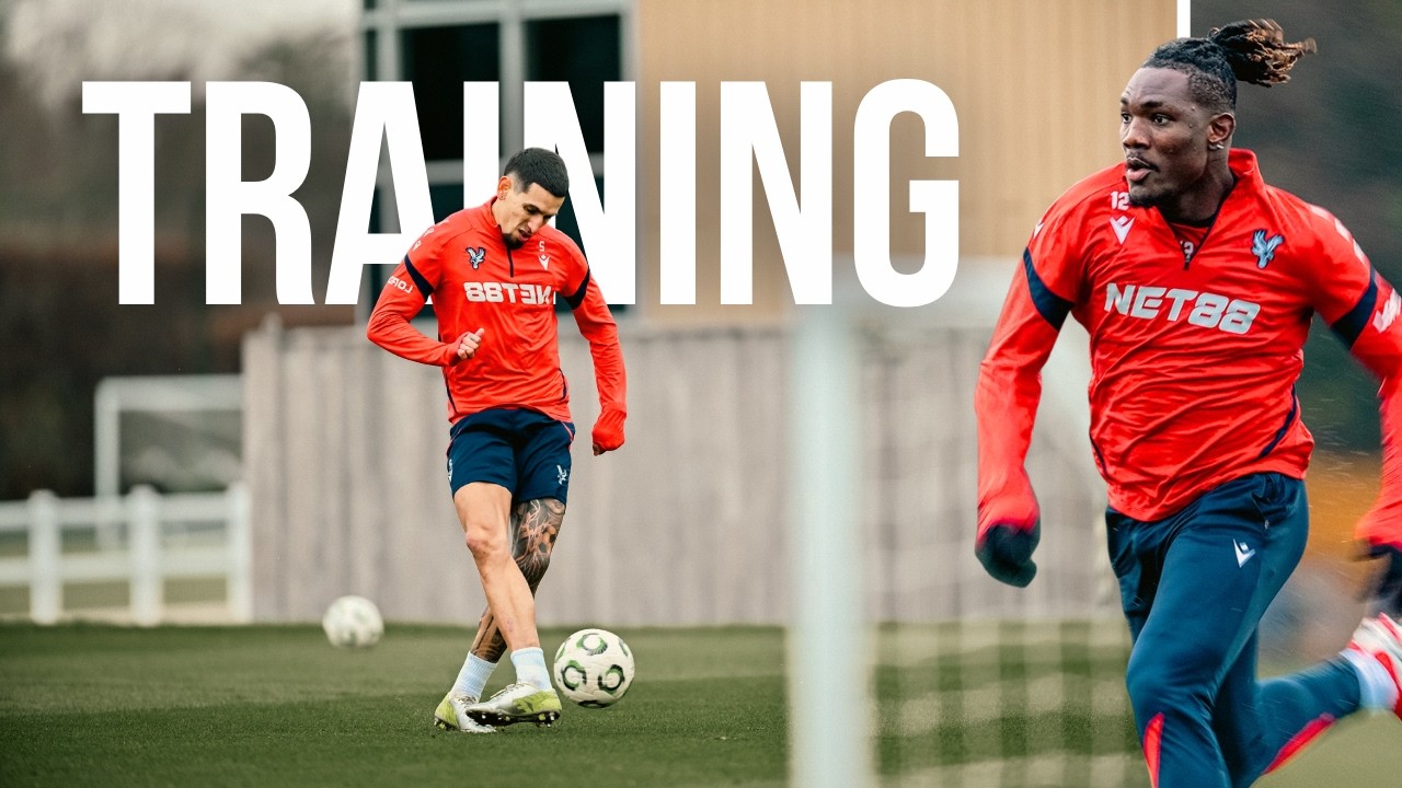 Watch Crystal Palace Players Workout and Football Training Session 🔥