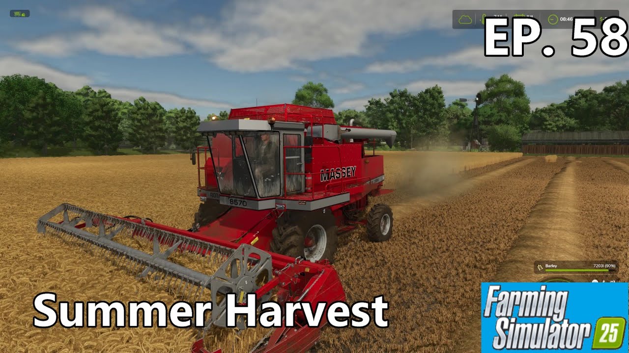 FS25 RiverBend Springs - ep58 - Summer Harvest Season.