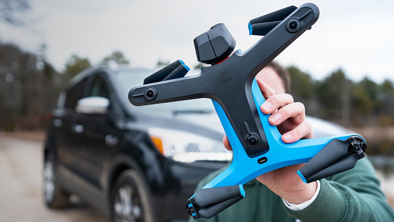 Skydio 2 Dive-Bombs Into Water While Tracking a Car