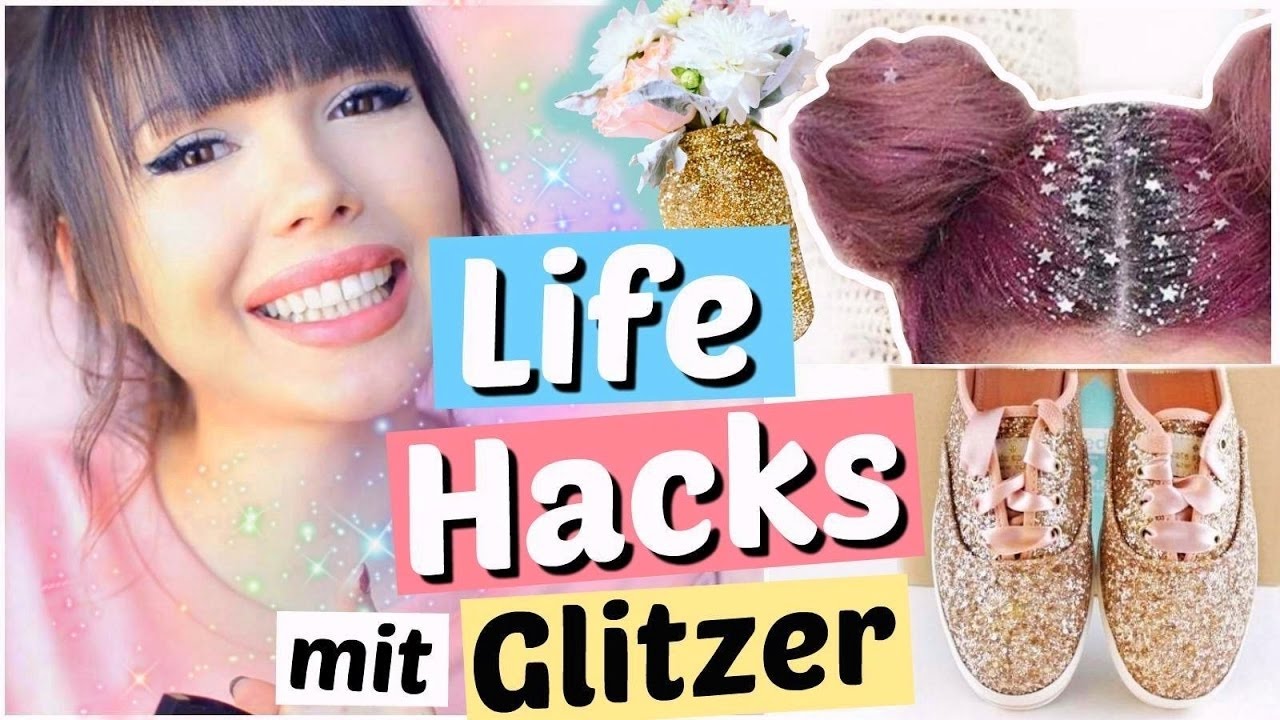 DAS kann man alles mit Glitzer machen 😳 LIFE HACKS  | ViktoriaSarina