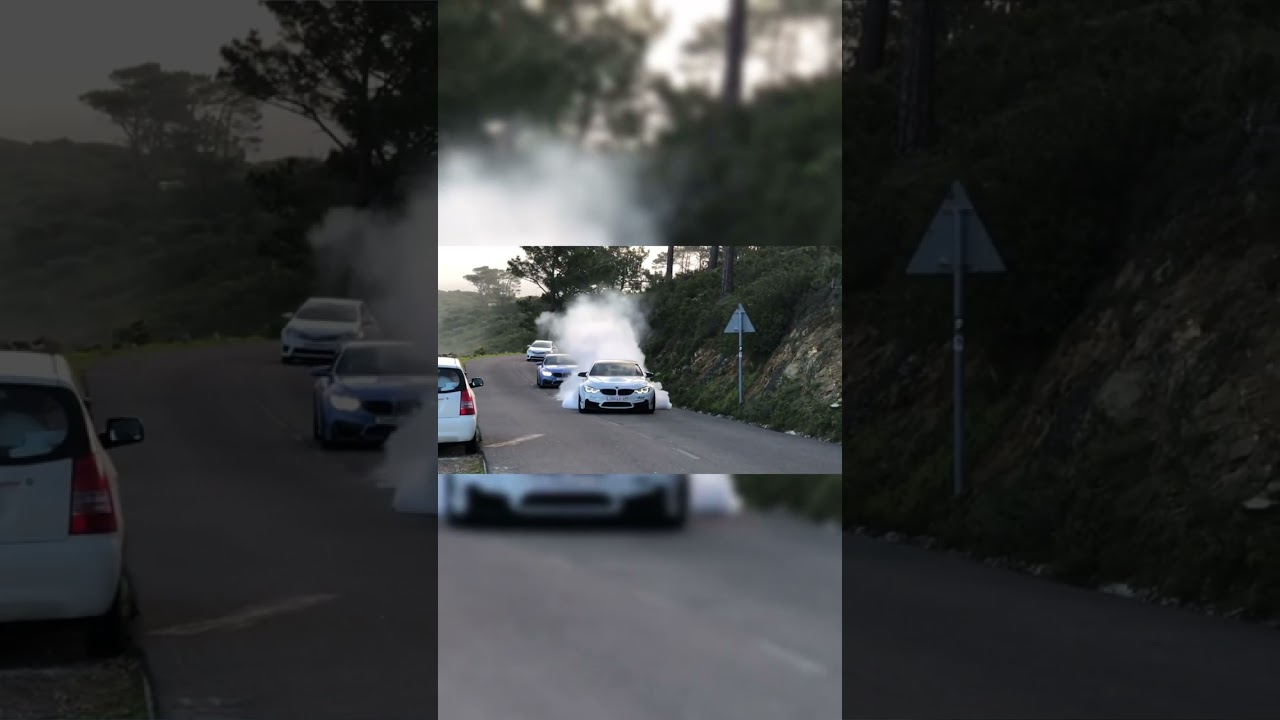 LIBERTY WALK BMW F82 M4 FULL SENDS IT HILLSIDE&hellip; INSANE BURNOUT!