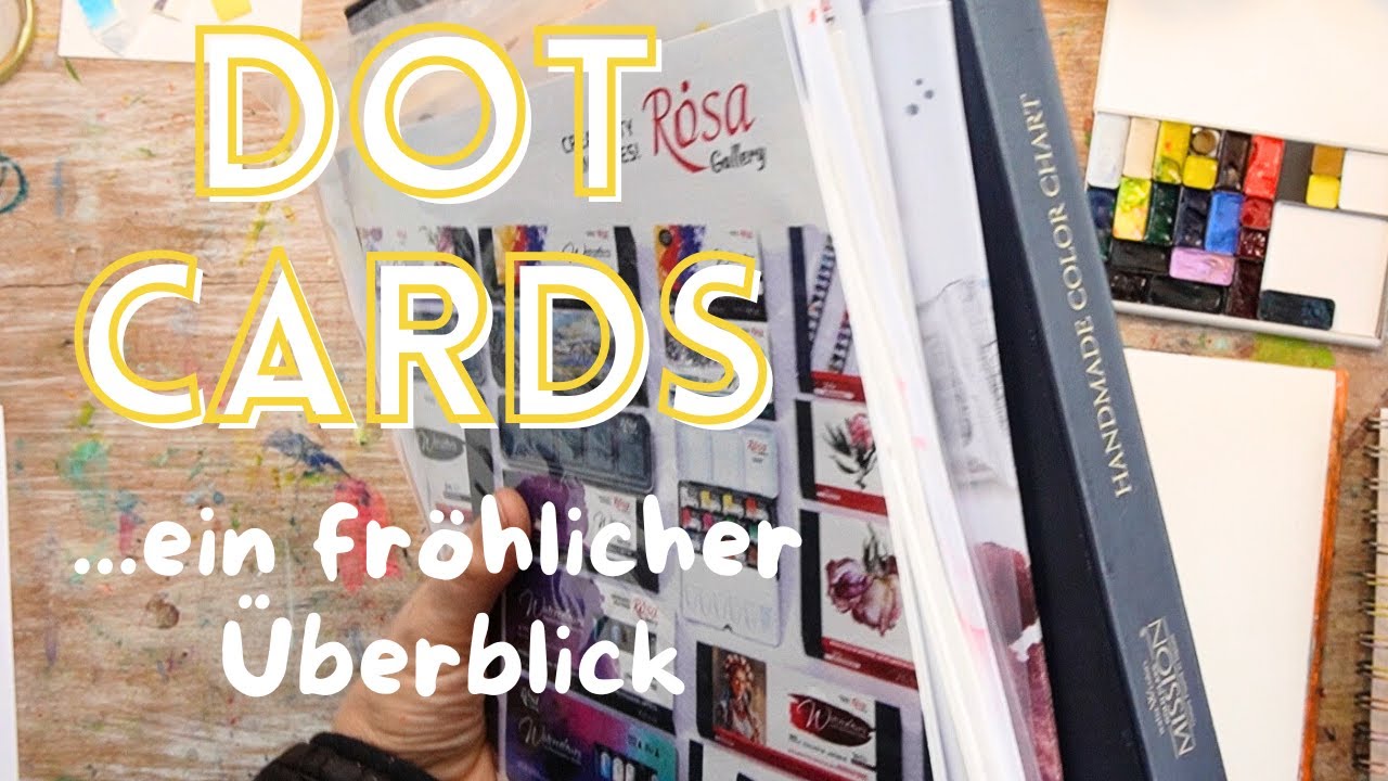 Aquarell Dot Cards Schmincke, Daniel Smith, Rosa, Mijello, Holbein - wir suchen ein tolles Gelb ☀️☀️
