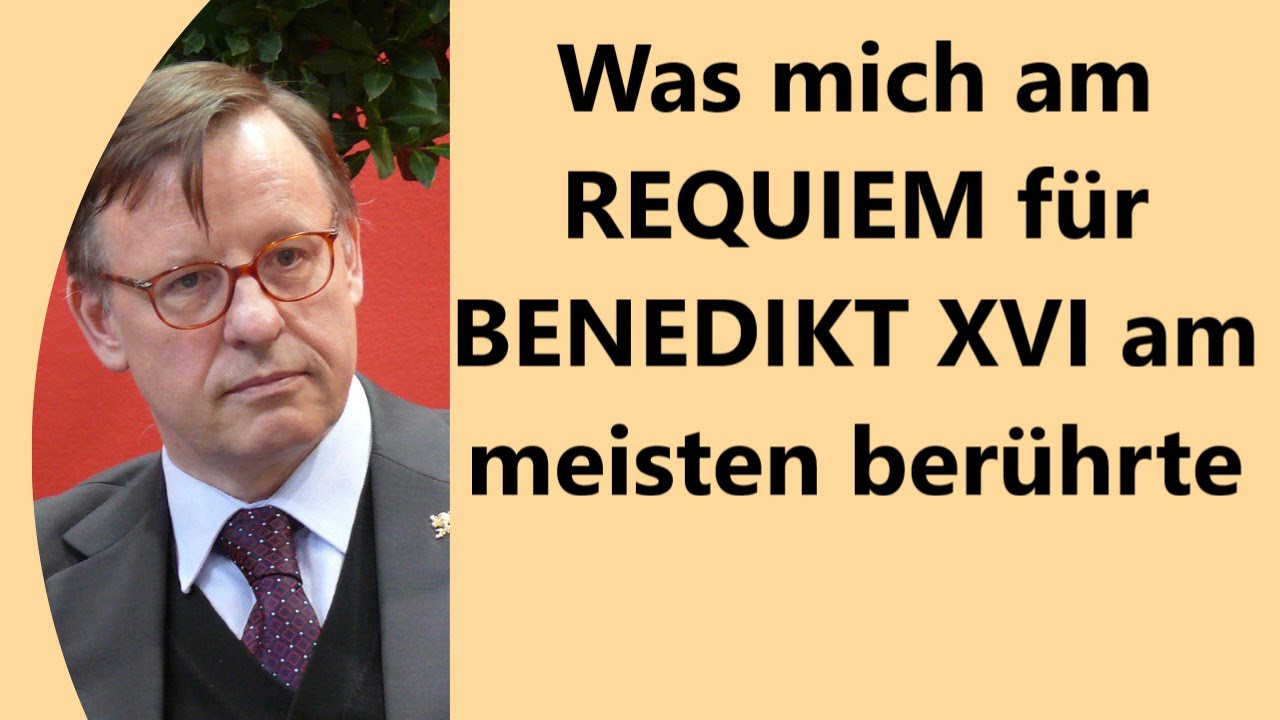 Tief bewegend, in Requiem Universalit&auml;t der Kirche gesehen zu haben - Welche sind Ihre Eindr&uuml;cke?
