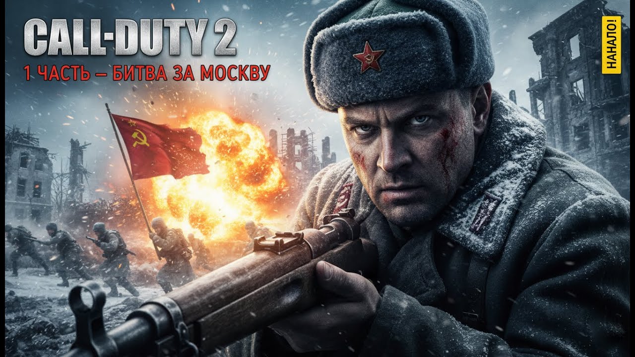 Call of Duty 2 — Битва за Москву | Прохождение на русском (Часть 1) #прохождениеигр #прохождение