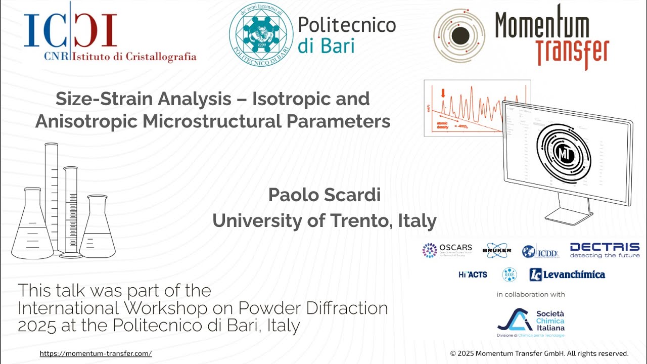 13 - Scardi - Size-Strain Analysis: Microstructural Parameters | IWPD 2025