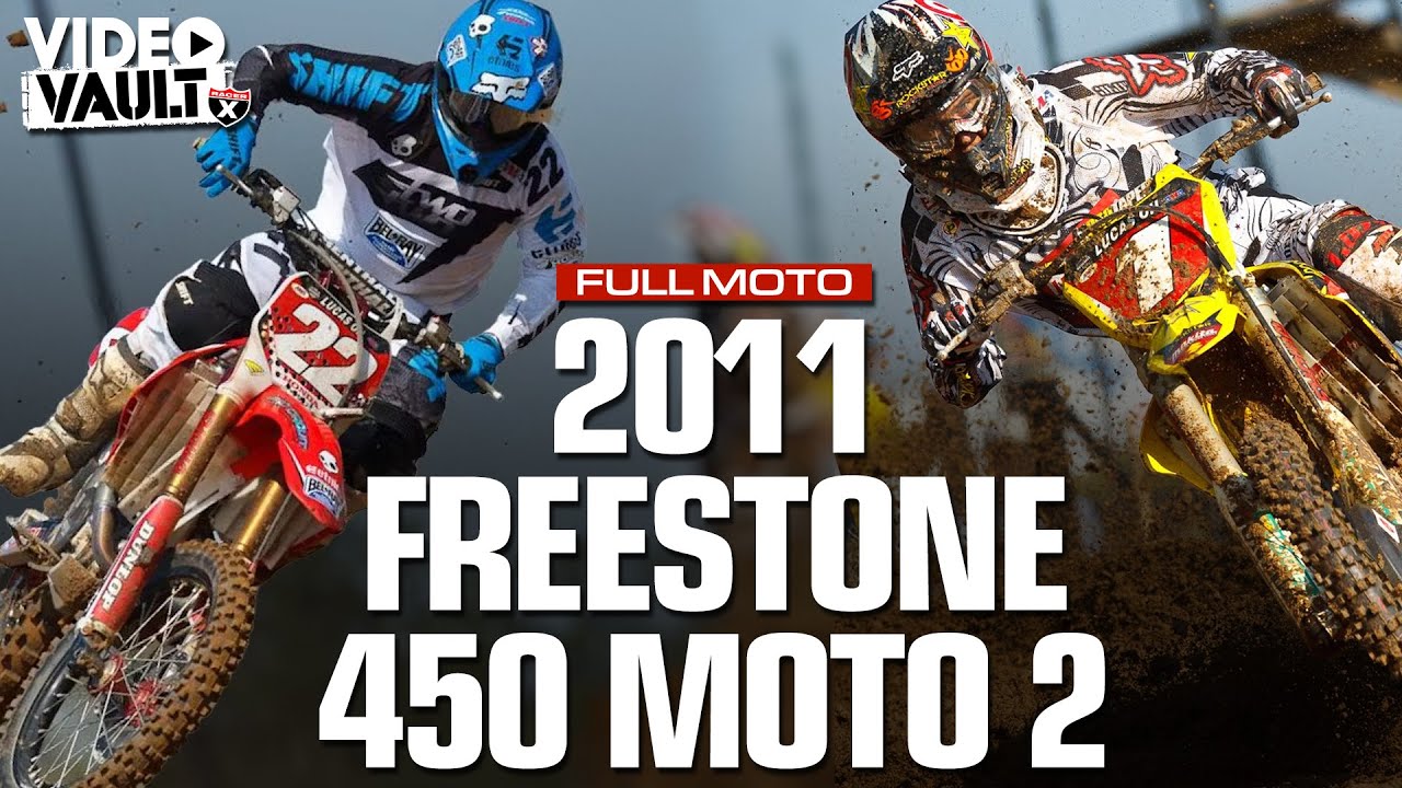 FULL MOTO. Reed and Dungey with Dueling Red Plates! 2011 Freestone National 450 Moto 2