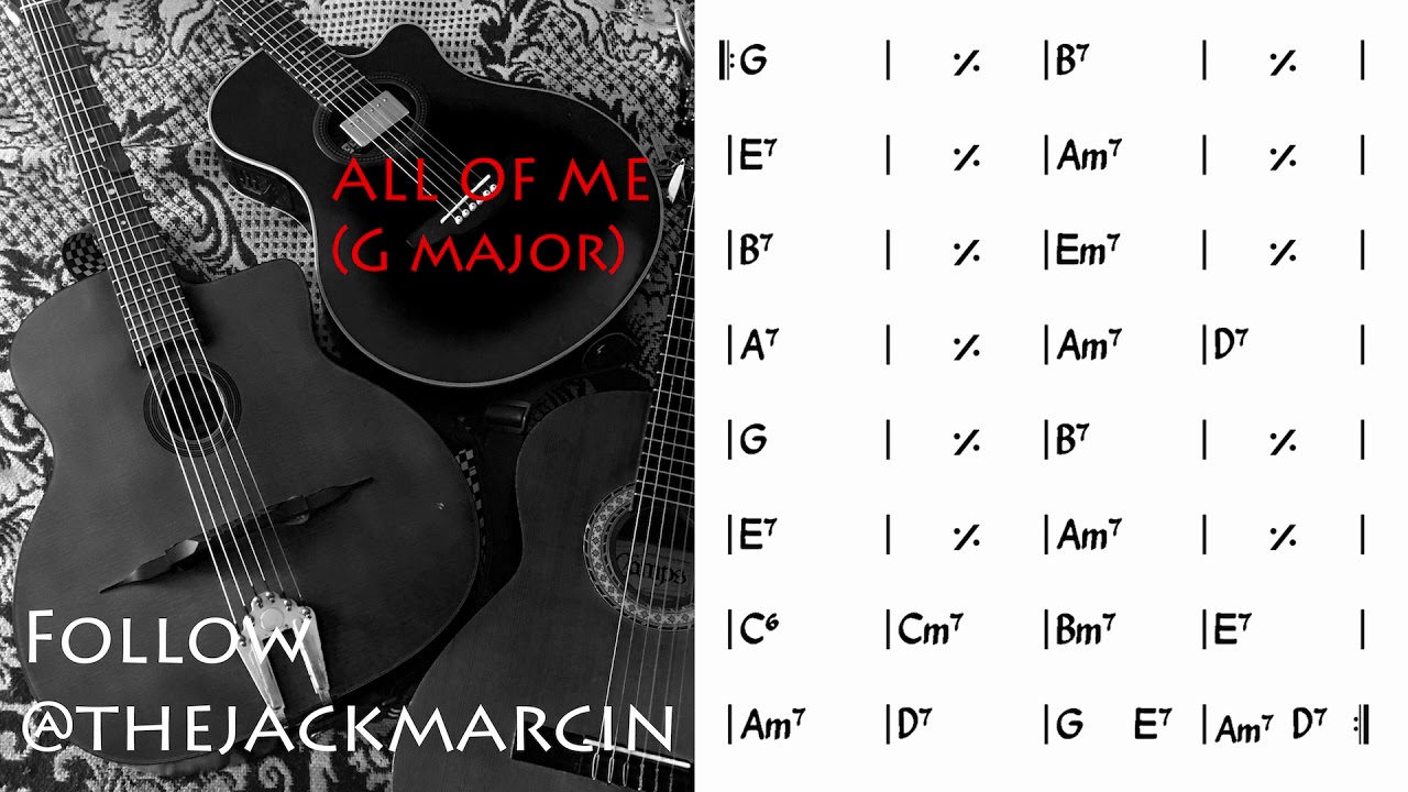 All of me in G Major (180 BPM) - Swing Backing Track