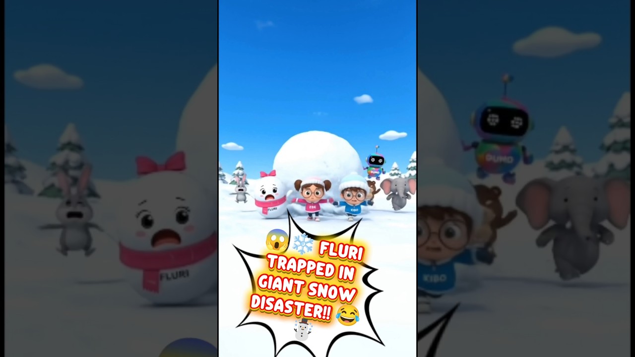 😱❄️ FLURI ALMOST CRUSHED BY GIANT SNOWBALL! 😂⚡