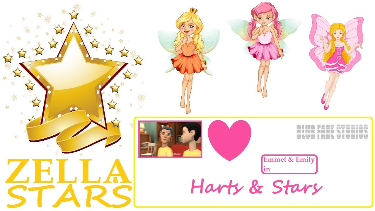 ZELLA AND STARS (Valentine's Day) Harts and Stars