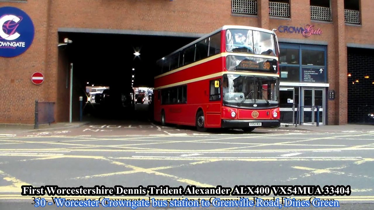 Half an hour at Worcester Crowngate bus station