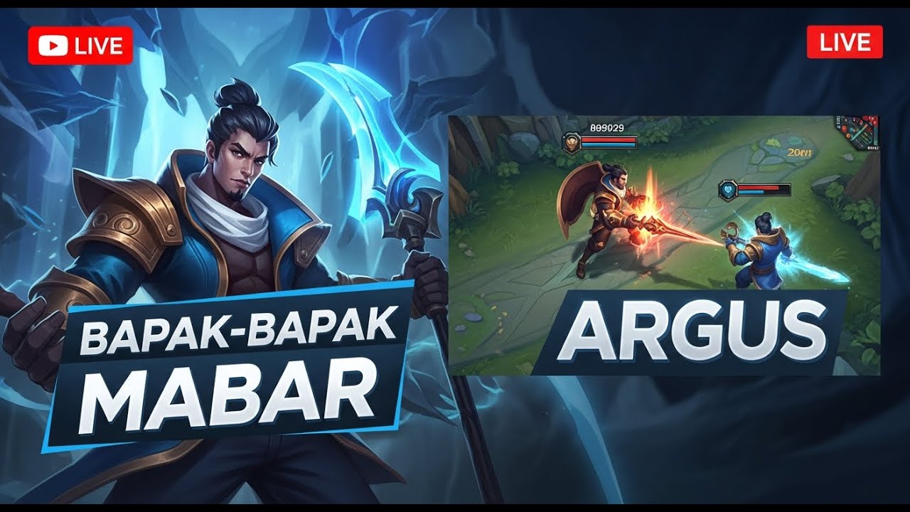 ARGUS ALA BAPAK-BAPAK: Santuy Tapi Menang | Mabar Gratis! (Mobile Legends)