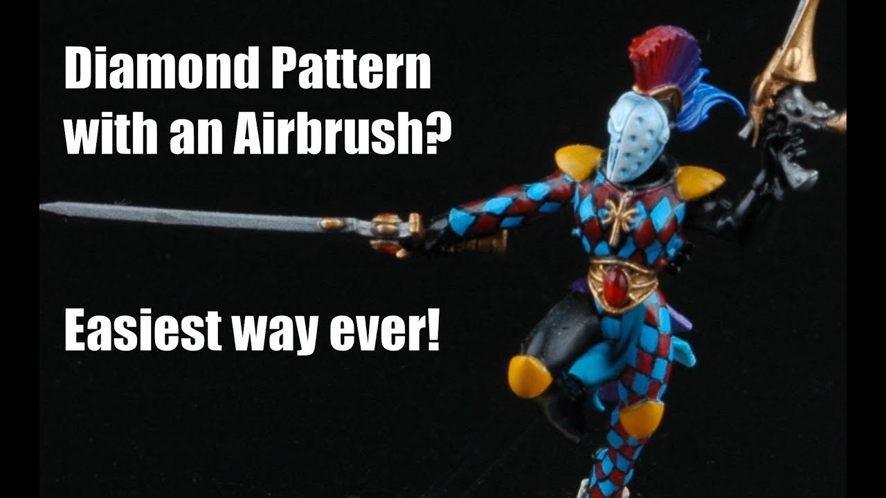 How to paint Eldar Harlequins? Diamond pattern, Warhammer 40k Aeldari