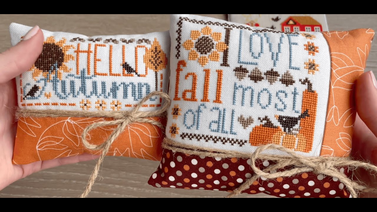 1. Моє перше відео. Вишиті роботи першої половини жовтня.