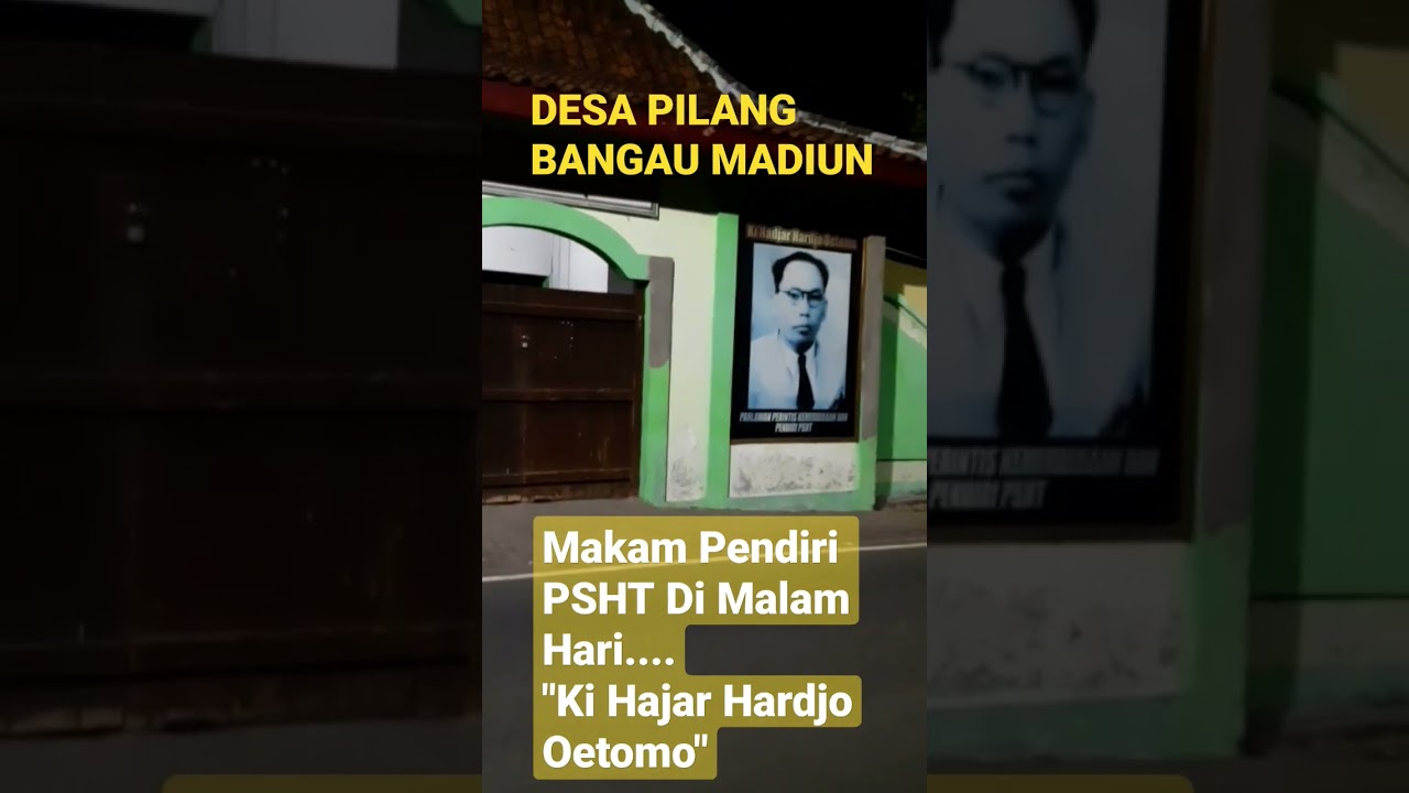 Begini Kondisi Makam Pendiri PSHT Ki Hajar Hardjo Oetomo Di Malam Hari⁉️🤔