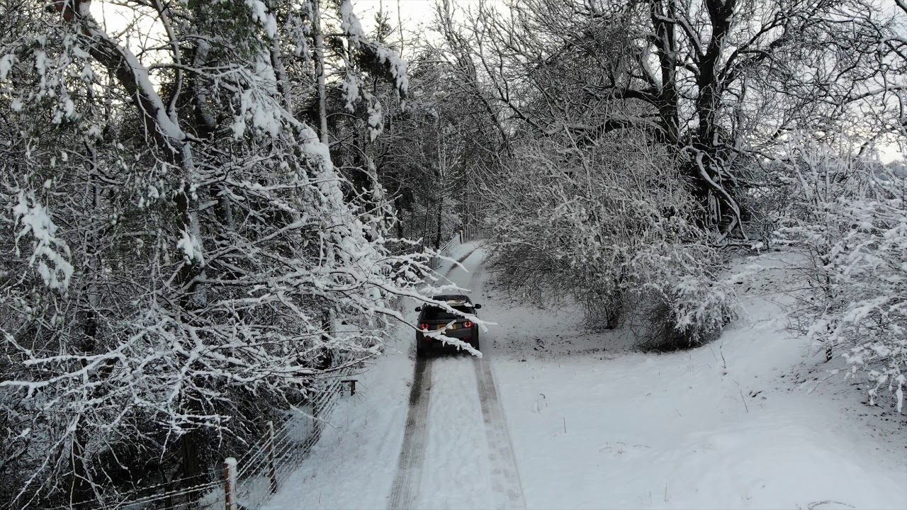 Snow Day In a Land Rover Discovery Sport