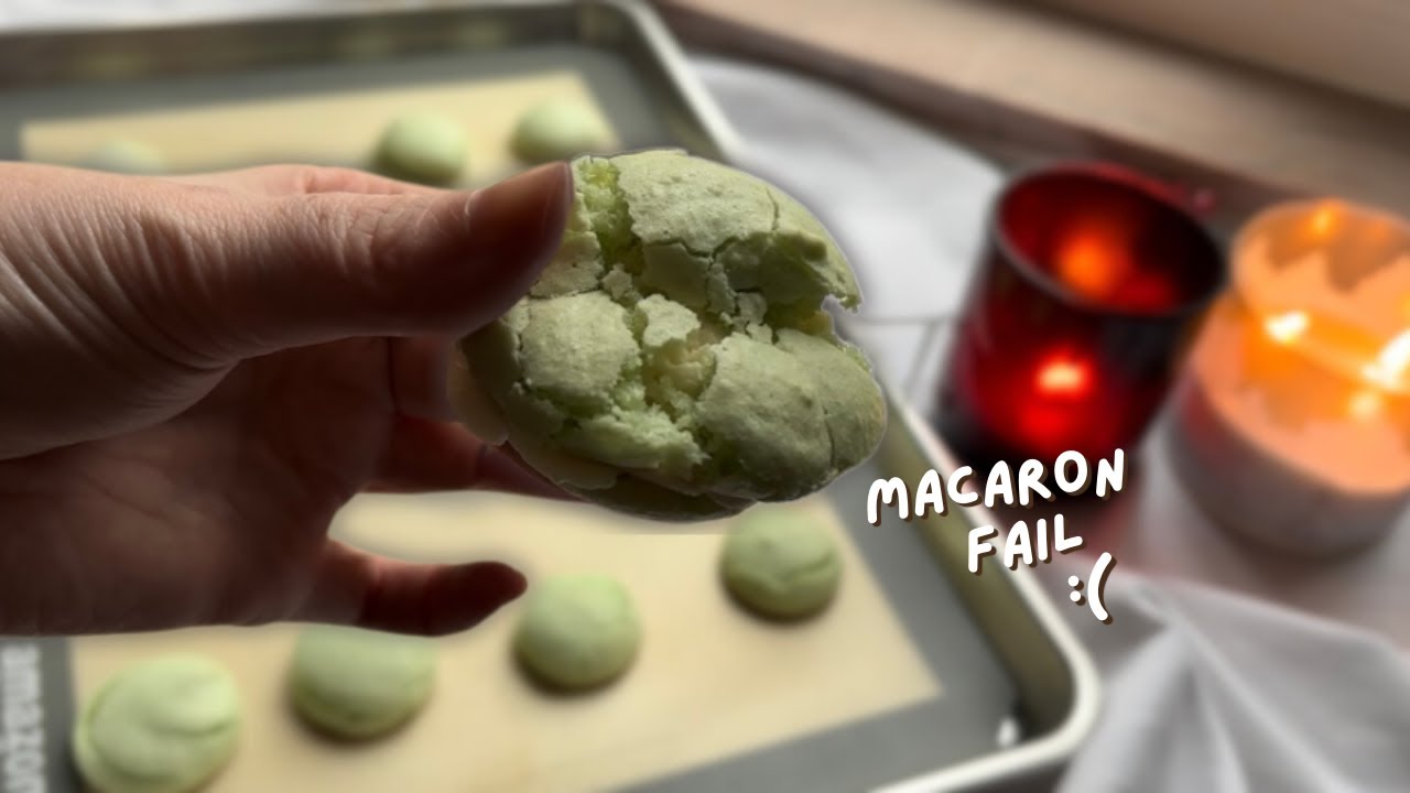 ASMR I Fail Making Macarons Twice & Cry (Whispered Voiceover, Baking Sounds)