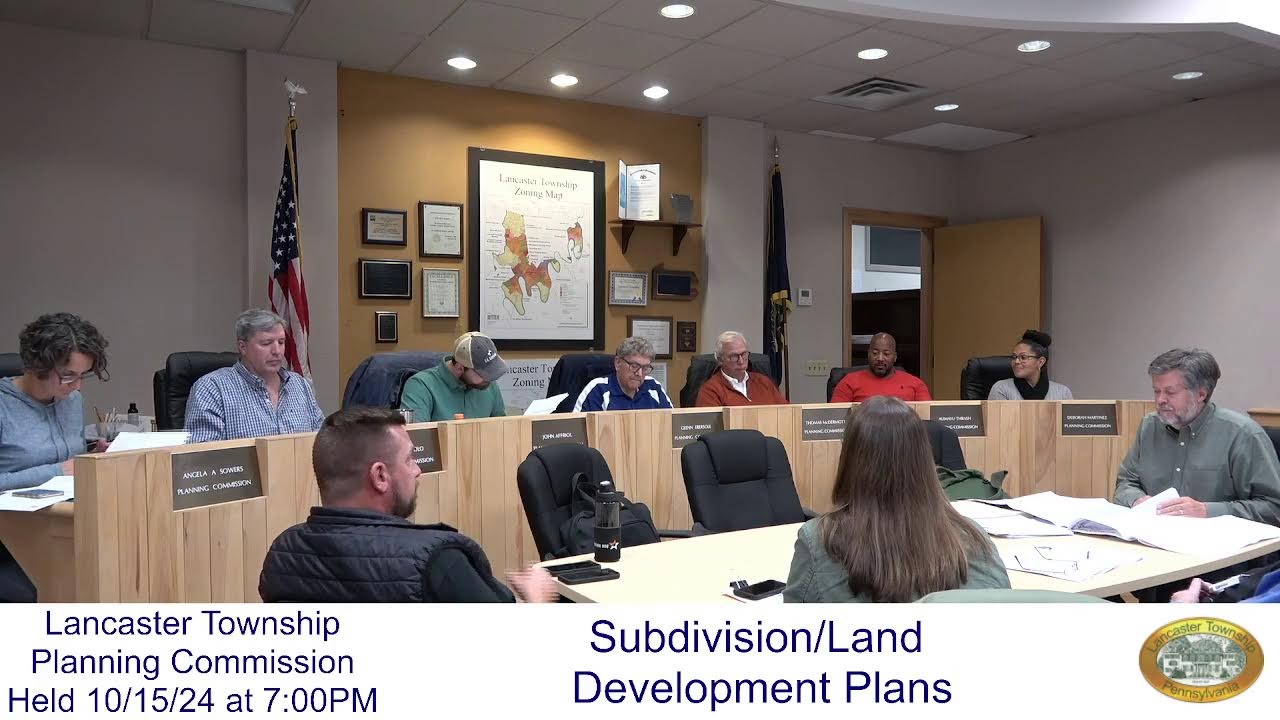 Lancaster Township Planning Commission - October 15th, 2024