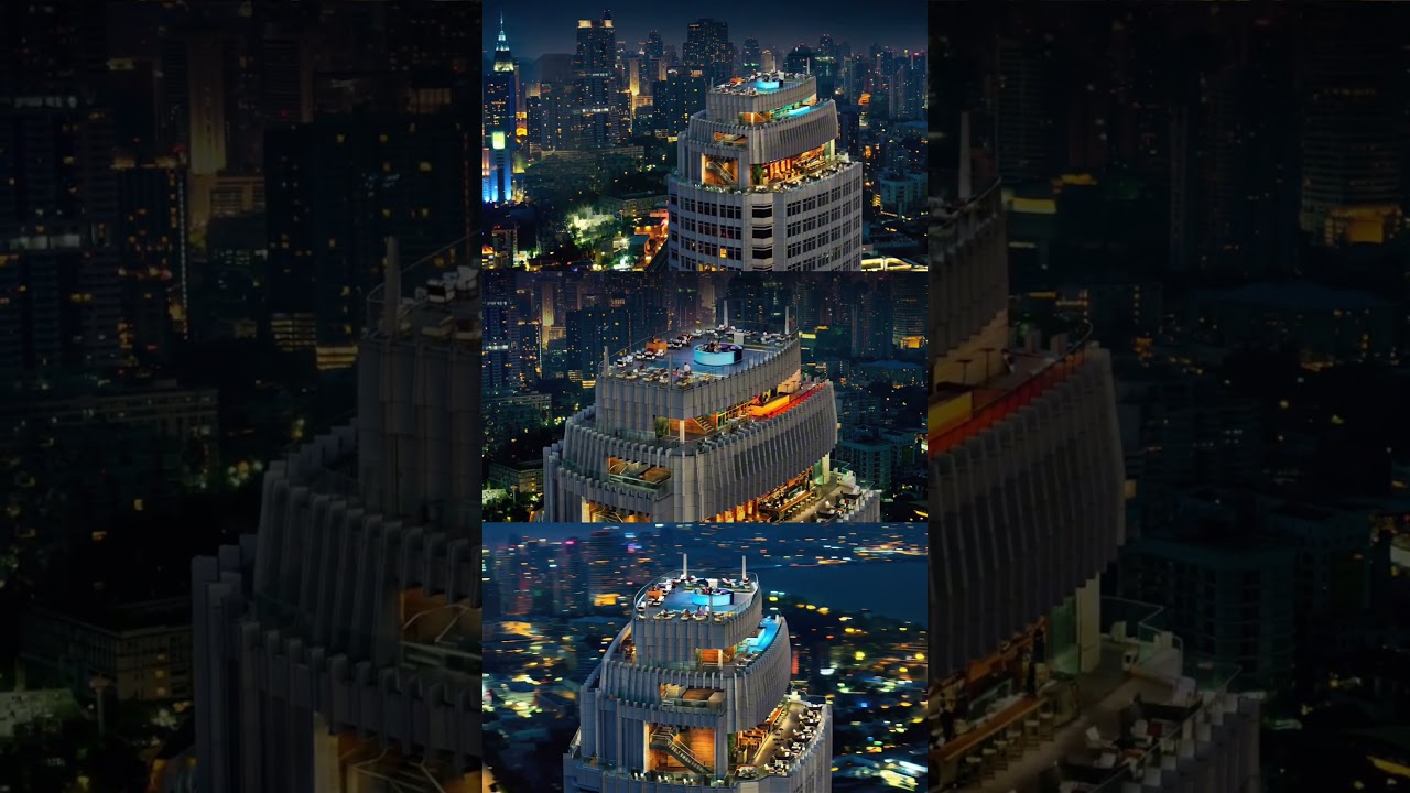 Octave Rooftop Lounge & Bar | 49F of the hotel in Bangkok #bangkoktravel #rooftopbar #rooftop