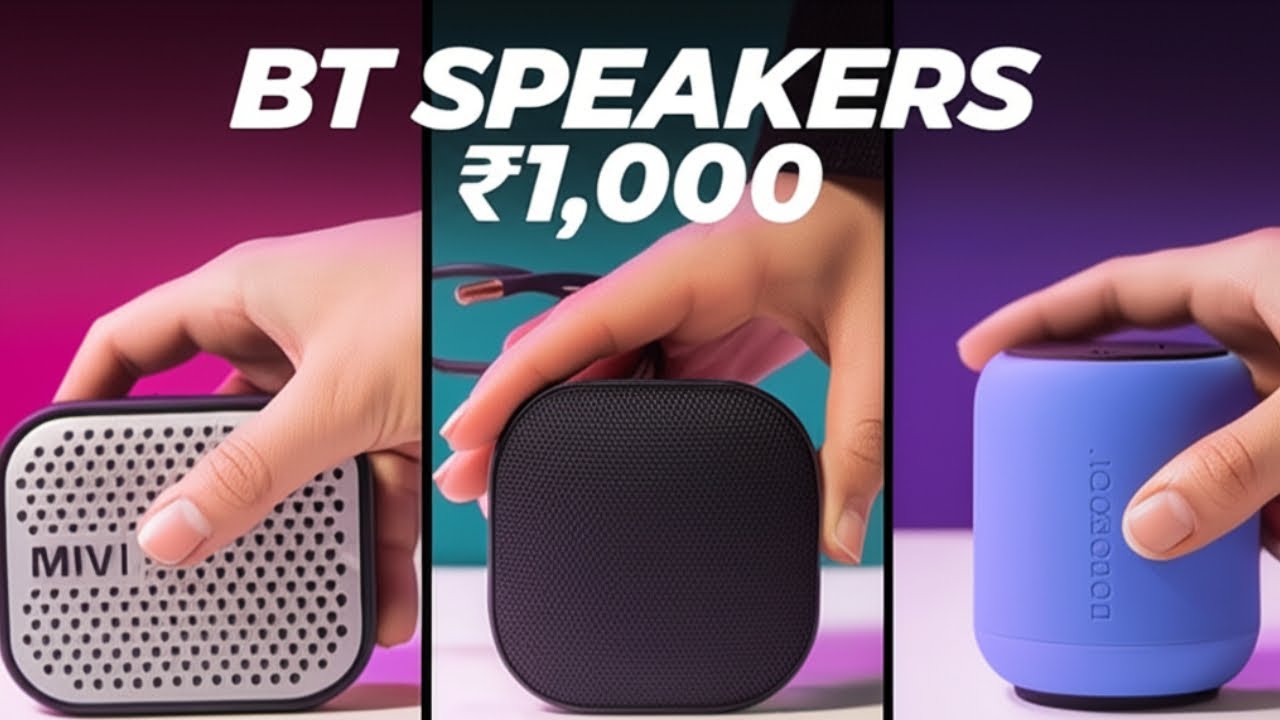 Best Budget Bluetooth Speakers 🔥 Under ₹1000 in 2025! [Freedom Sale] 💖 Amazon & Flipkart Picks