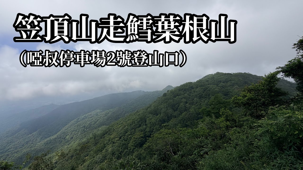 ［屏東瑪家］笠頂山走鱈葉根山