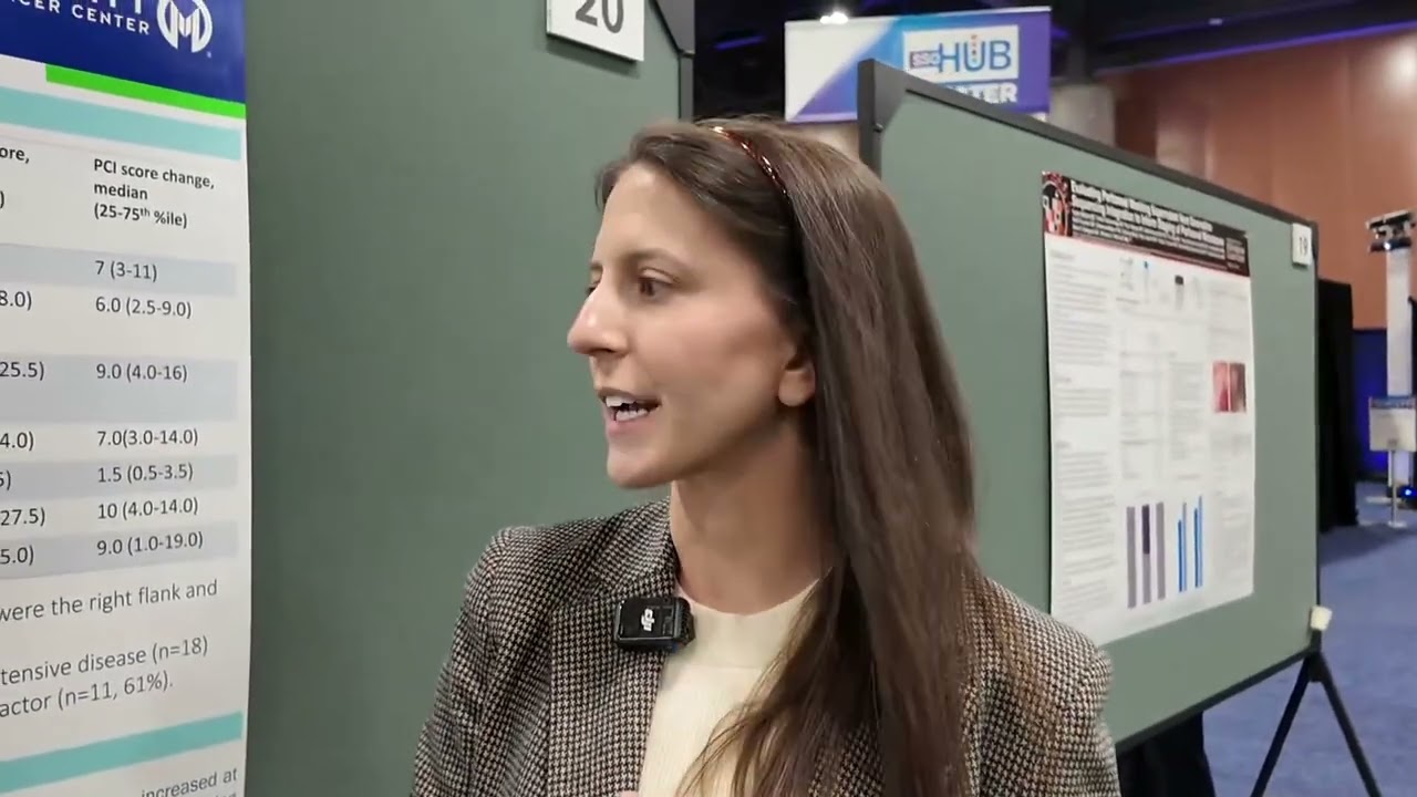 Samantha Seitter, DO: Staging laparoscopy underestimates tumor burden in CRS/HIPEC