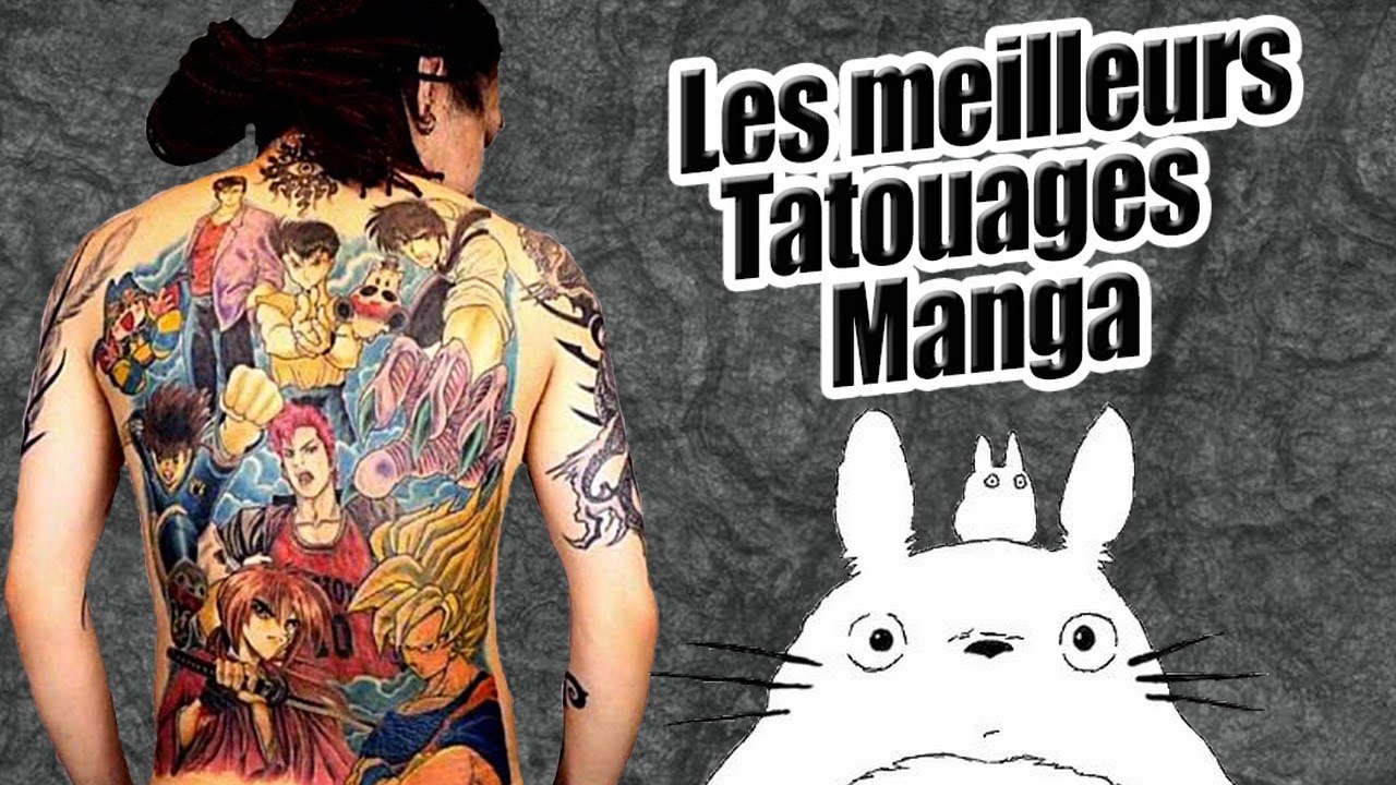 LES MEILLEURS TATOUAGES DE MANGA 🖋️