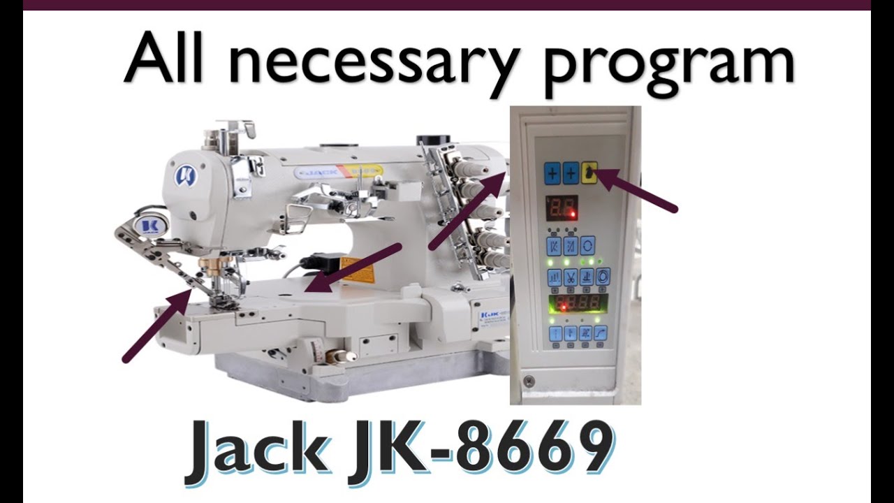 Flat lock jk-8669. necessary program