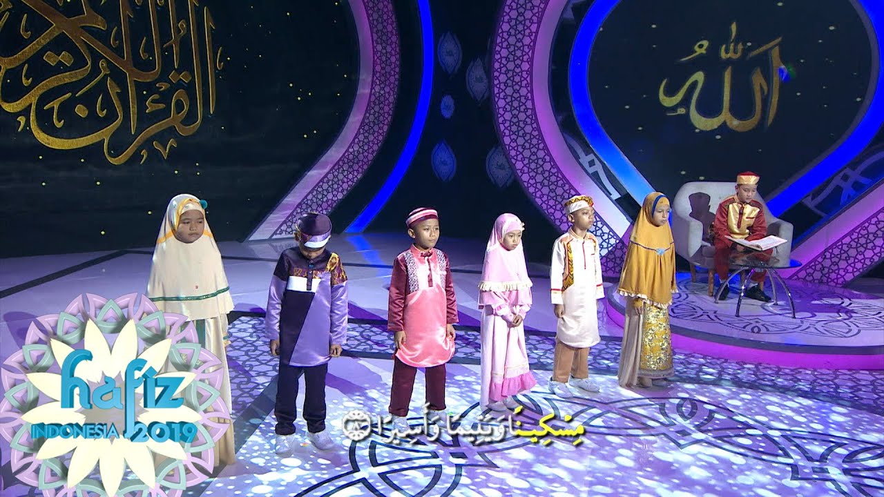 HAFIZ INDONESIA 2019 | SAMBUNG AYAT | Humaira,Hasbi,Fara, Harun,Revin,Anaz | [3 mei 2019]
