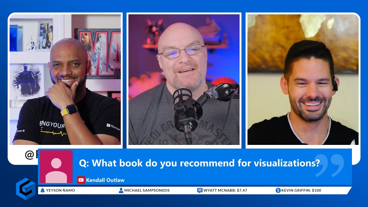 What books do you recommend for Power BI report visualization or otherwise?