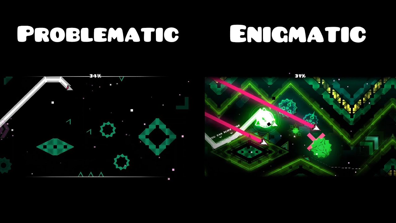 Problematic vs Enigmatic: Side-by-Side Comparison | Geometry Dash