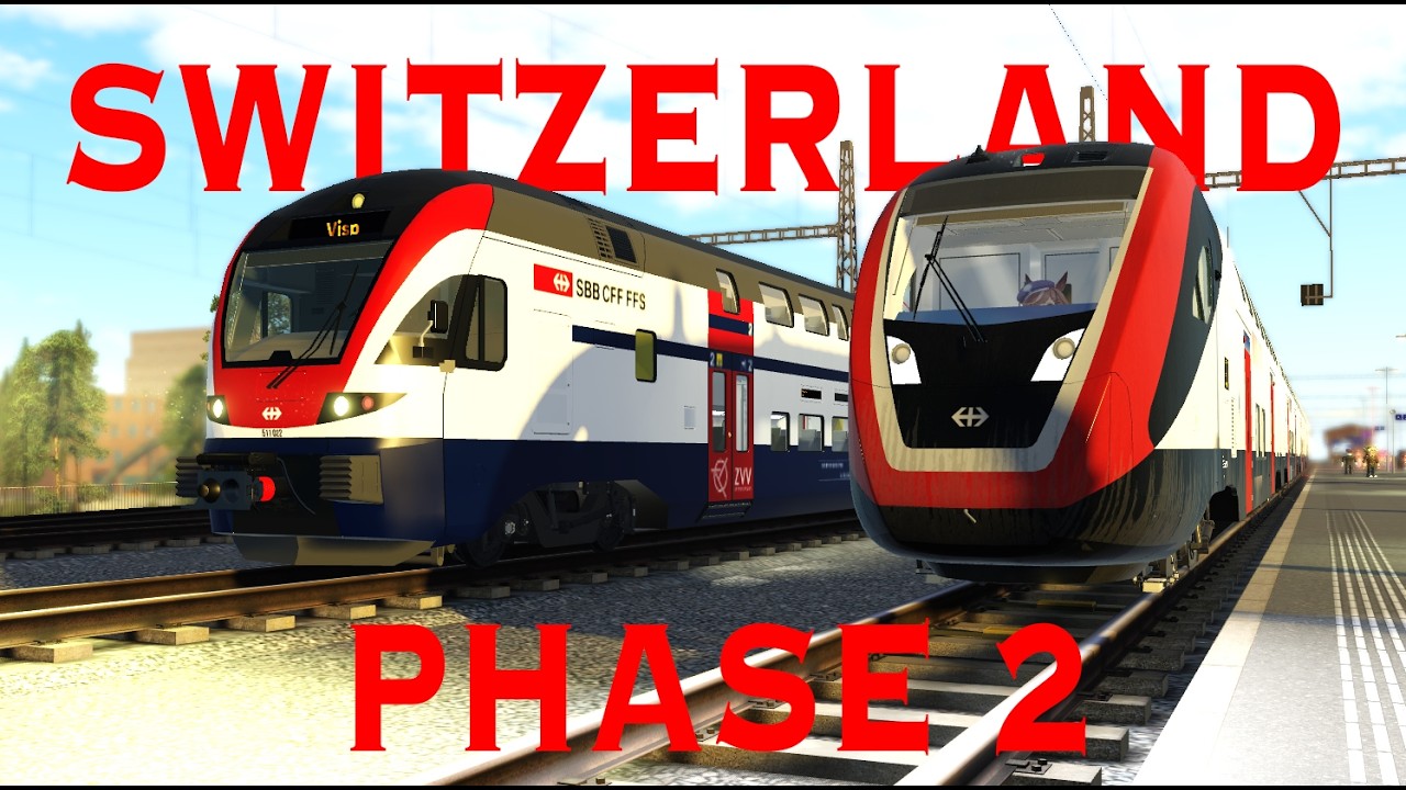 Switzerland Phase II 🇨🇭 | Train Sim ROBLOX