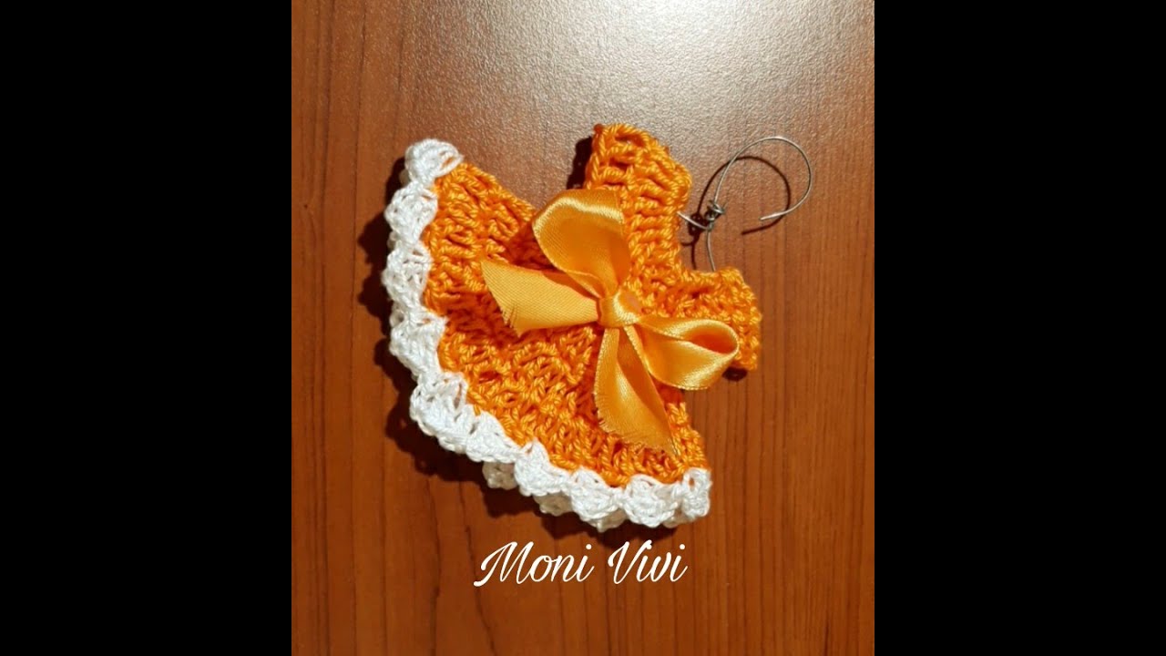Bomboniera vestitino all'uncinetto/#crochet #tutoria step by step