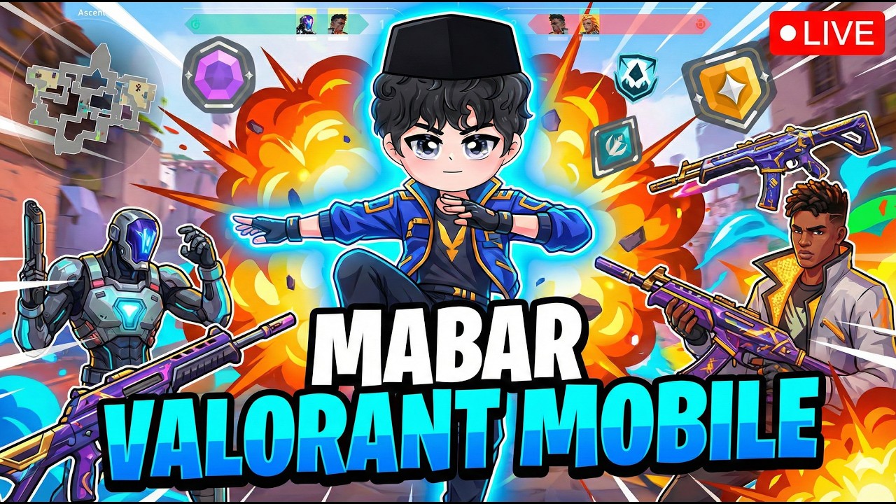 LIVE Valorant Mobile Mabar Santuy Ngabuburit Ramadhan Hari 2 - Valorant Mobile Indonesia #2
