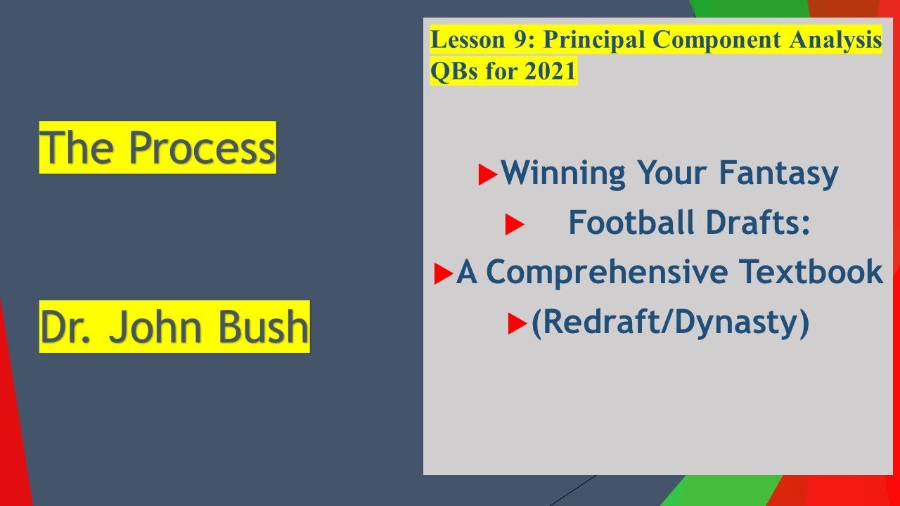 Lecture 9 PCA MODELs of the Positions QB recording