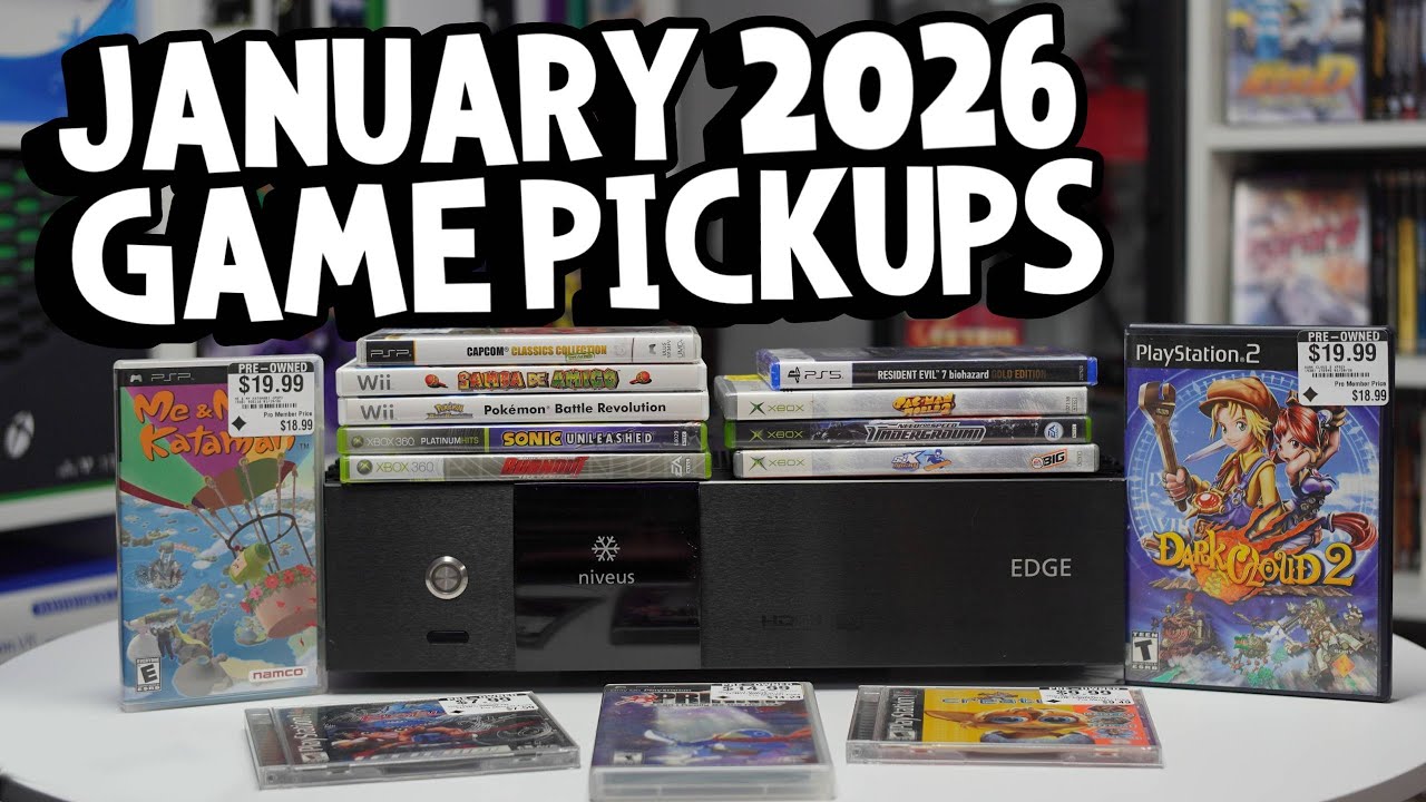My Video Game Pickups for January 2026!