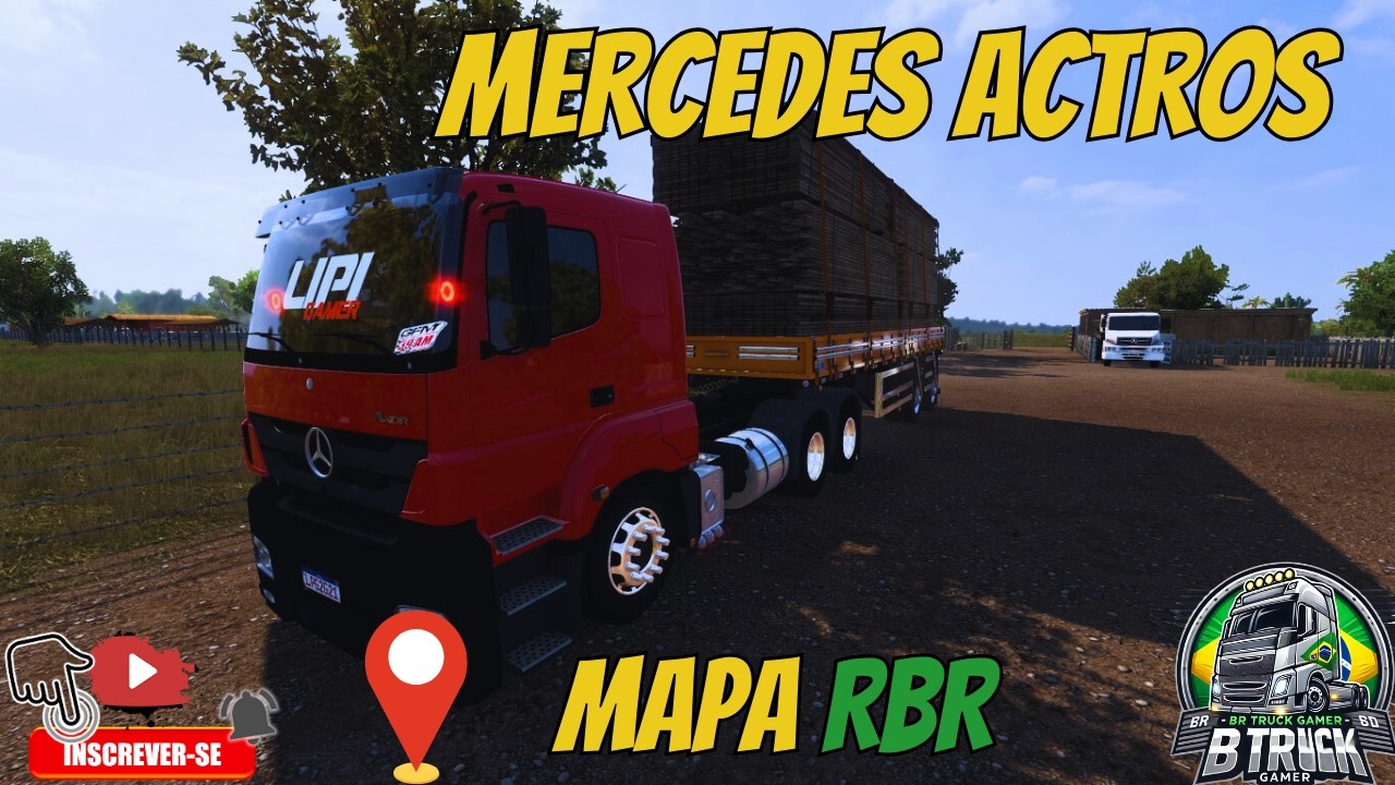 🔥 MERCEDES ACTROS NA ESTRADA! POTÊNCIA E CONFORTO NO TRECHO BRASILEIRO | ETS2 🚛💨
