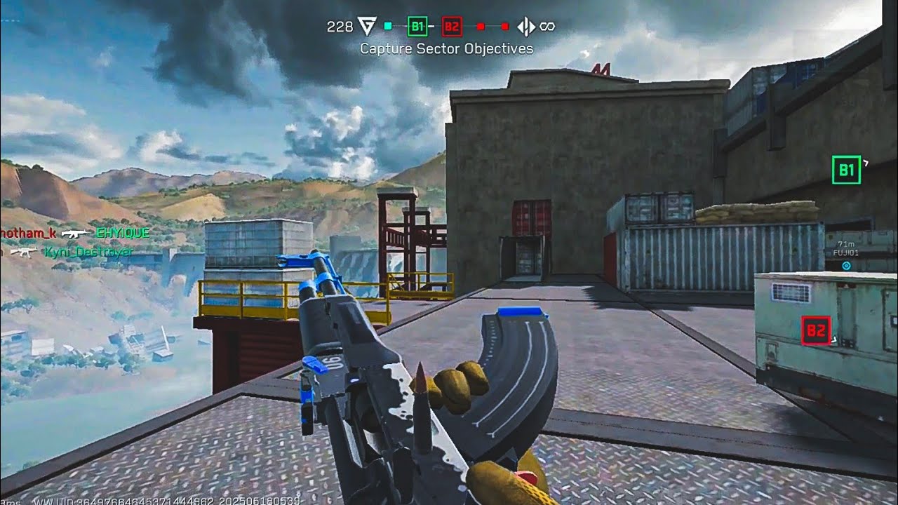 Knife Edge Map in Delta Force Mobile Gameplay with AKM + VYRON 78 Kills 😁