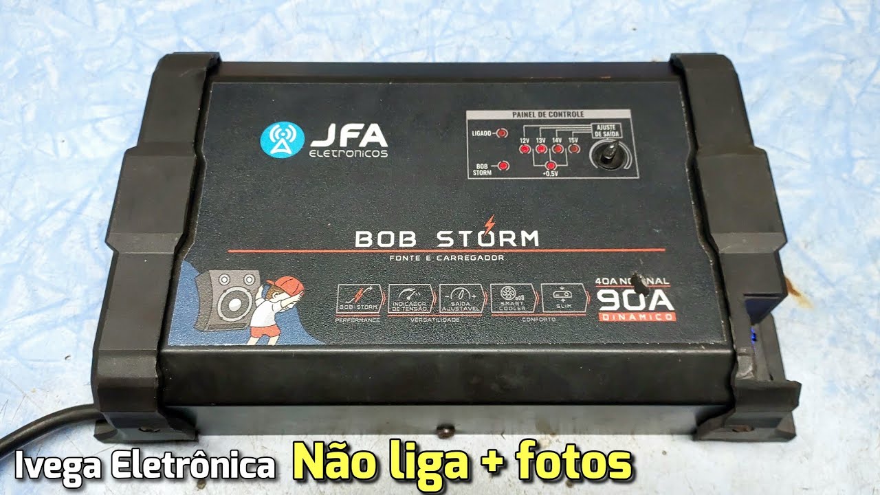 JFA Bob storm 90A, não liga