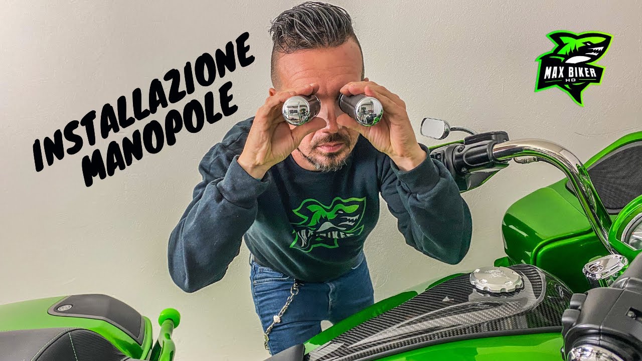 MAX BIKER HD - INSTALLAZIONE MANOPOLE HARLEY-DAVIDSON