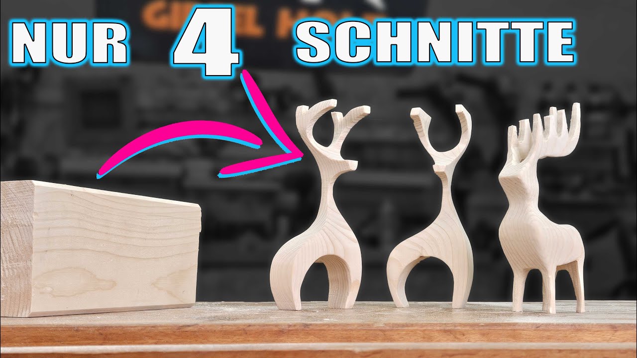Mit dieser Schnitttechnik sägst du coole Figuren an der Bandsäge - Sägetechnik auch für Anfänger