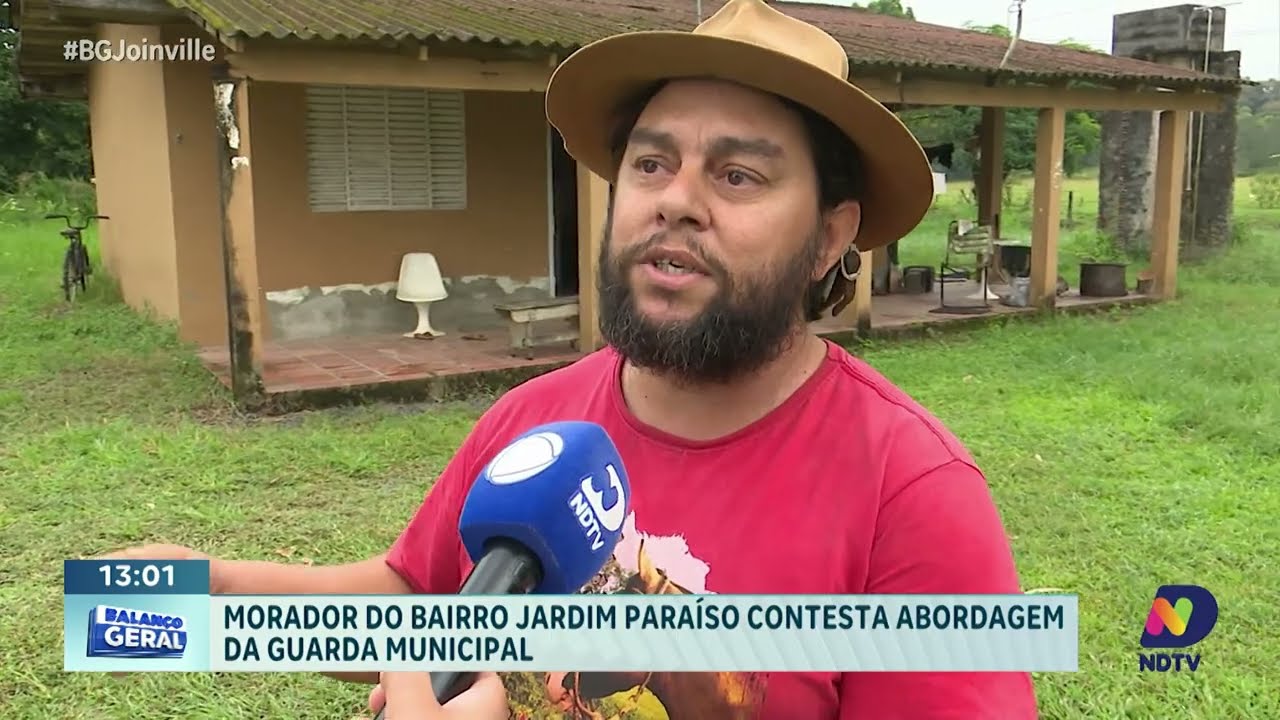 Morador de Joinville contesta abordagem da Guarda Municipal
