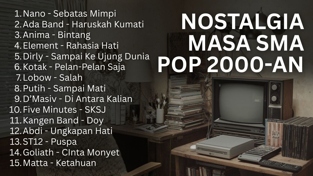 LAGU POP INDONESIA 2000AN UNTUK PAGI HARI ☕ NOSTALGIA MASA SEKOLAH 90AN