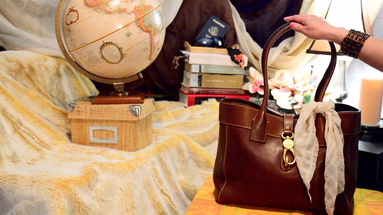 'What Fits'  ...Dooney & Bourke Amelie Large Shoulder Bag-Florentine